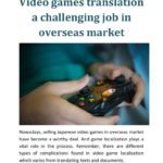 What Challenges is faced during Video Games Translation?