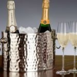 Serve Perfectly Chilled Wine or Champagne with the luxurious Chic Chill Duo-Stainless 2-Bottle Chiller