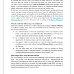 Things you should know about Cash out refinance – PDF