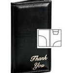 Padded Guest Check Presenter with Credit Card Holder | The Menu Shop