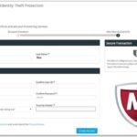 McAfee Identity Theft Protection Sign-up Made Easy