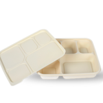 Ecomaniac’s Corn Starch Products – Five-grid lunch box
