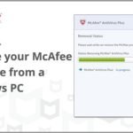 How do you remove McAfee from computer?