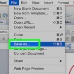 How to Save a Word Document as JPEG File