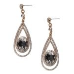 Double Teardrop Crystal Earrings | Inspired Silver