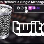 How to Remove a Single Message in Twitch?