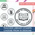 Library Name Stamp & Custom Book Stamp