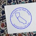 Personalized California Address Stamp