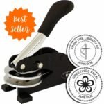 Custom Library Embossing Seal for Book Lovers, Teachers, Librarians & Authors