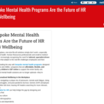Why Bespoke Mental Health Programs Are the Future of HR and SMB Wellbeing