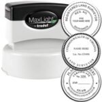 Land Surveyor MaxLight Pre Inked Rubber Stamp of Seal