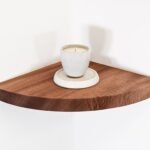 Solid Wood Triangle Corner Display Shelf Collection