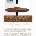 Modern Corner Shelf Solutions by Nook Woodworking