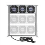 Server Rack Cooling Fan Tray Assembly (9 Fan, 230V) – FTA-230-3