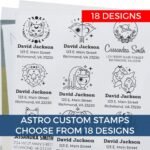 Zodiac Sign Address Stamp – Custom Rubber Self-Inking