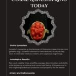 Shop Spiritual Red Coral Ganesha Ring Today