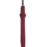 Walking Stick Umbrella with Burgundy Canopy and Fritz Handle
