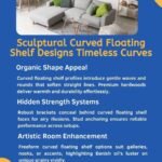 Sculptural Curved Floating Shelf Designs Timeless Curves