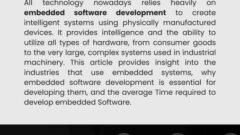 Embedded Software Development Trends Transforming Industries Today