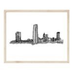 Stunning Oklahoma City Skyline Art Pieces